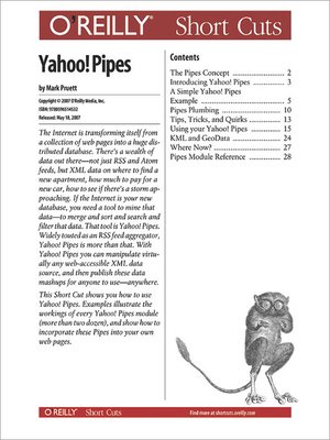 cover image of Yahoo! Pipes